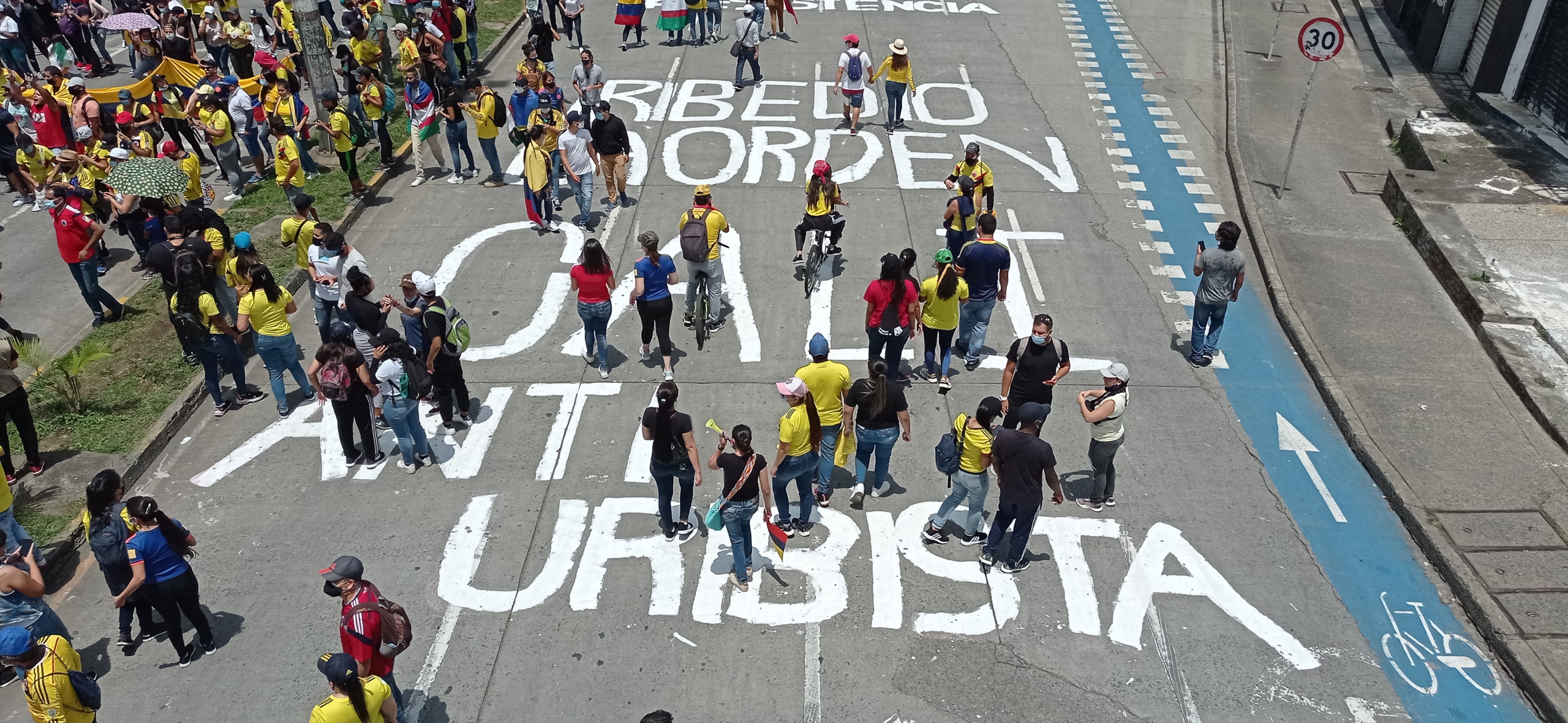Proteste in Kolumbien am 1.5.2021