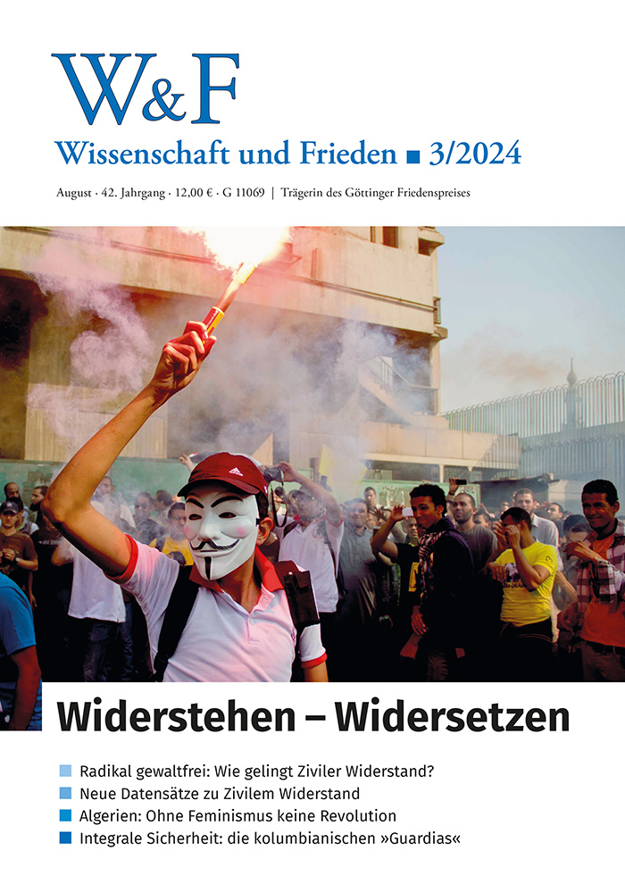 Titel des Heftes "Widerstehen - Widersetzen"