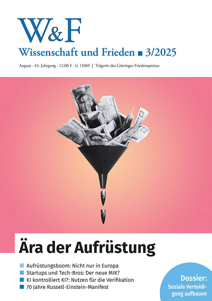 Titelbild der Ausgabe 3/2025 Ära der Aufrüstung