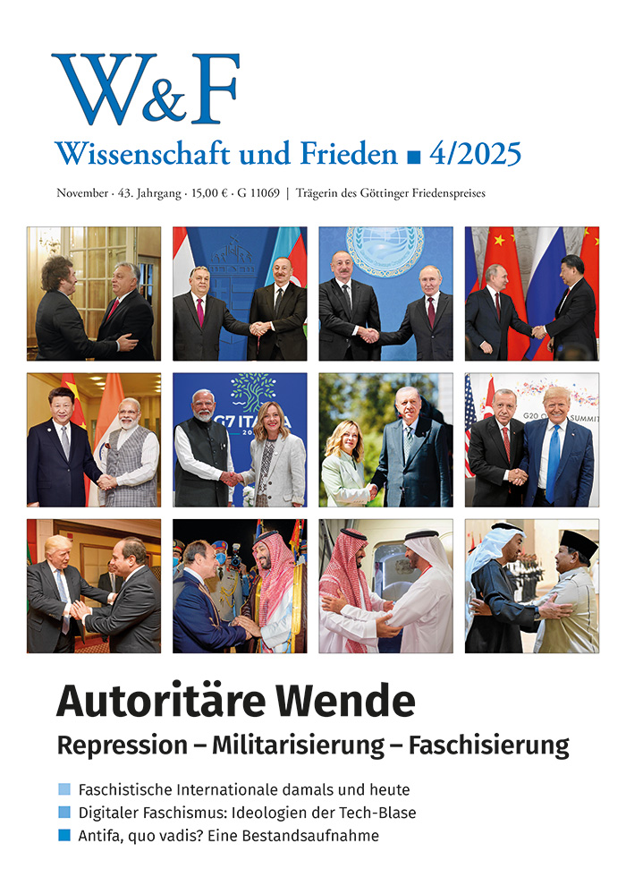 Titelblatt W&F 4/2025